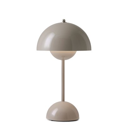 Flowerpot VP9 Akkuleuchte, Grey beige