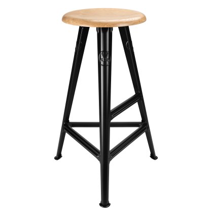 Rowac-Schemel MI - 75 cm, Eiche, schwarz matt