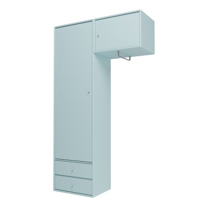 Attire II Garderobe, Flint, Wandaufhängung