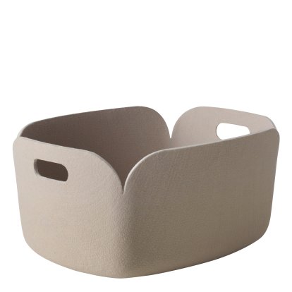Restore Aufbewahrungskorb, L 48 cm x B 35 cm, Sand