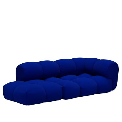 Sander Sofa Design 5, Armlehne rechts, Nuvem - Coboldblau 642 