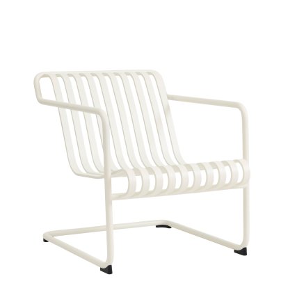 Palissade Lounge Freischwinger, Cream white