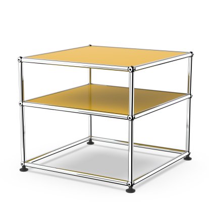 USM Haller Beistelltisch Typ II, Metall, Goldgelb RAL 1004