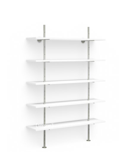 Regal Eiermann, Melamin weiß, 140 cm, 200 cm