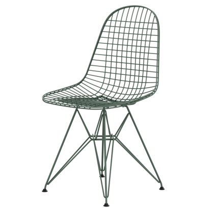 Wire Chair DKR , Pulverbeschichtet eames sea foam green