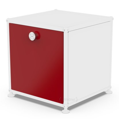 USM Haller Klapptür für USM Haller Regale, 35 cm x 35 cm, USM rubinrot, ohne Schloss