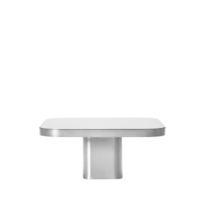 Bow Coffee Table, Aluminium, H 31 x B 70 x T 70