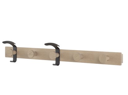 Details Muuto Avail Coat Rack Avail Coat Rack, Eiche/schwarz