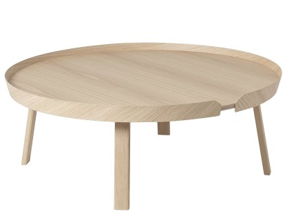 Around Coffee Table, XL (H 36 x Ø 95 cm), Eiche natur