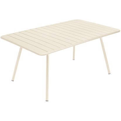 Luxembourg Gartentisch, 165 x 100 cm, Beige Latte