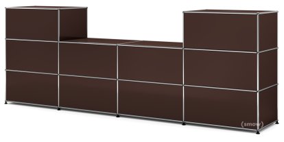 USM Haller Theke Typ 3, USM braun, 50 cm