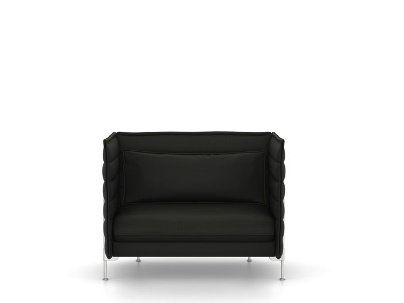 Alcove Sofa, Love Seat (H94 x B126,5 x T84 cm), Laser, Schwarz