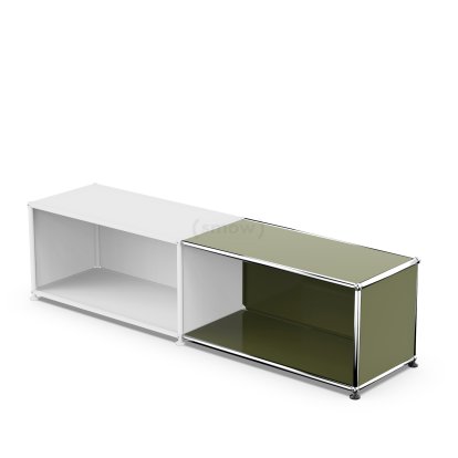 USM Haller Anbaupaket Horizontal 1, Olivgrün RAL 6003, 35 cm
