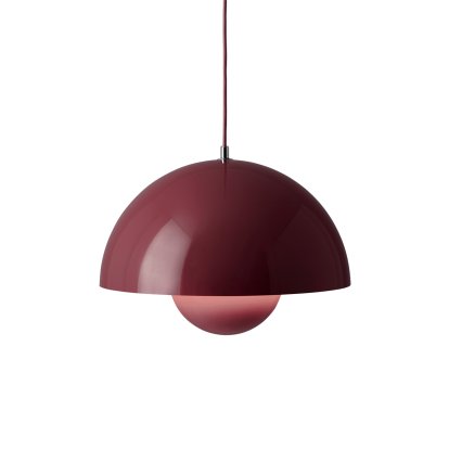 Flowerpot VP7 Pendelleuchte, Dark plum
