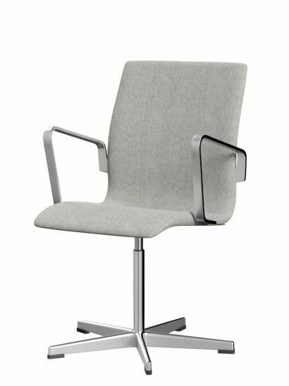 Oxford, Mit Armlehnen, Niedriger Rücken, Standfuß, Hallingdal 65, 110 - White/grey