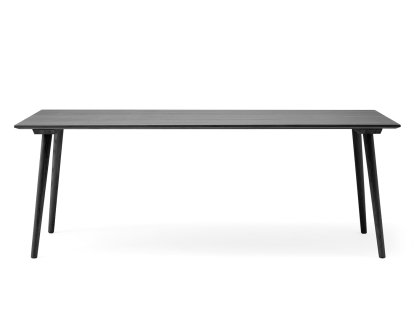 In Between Tisch eckig, L 200 cm x B 90 cm, Eiche schwarz lackiert