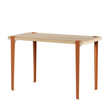 Details Tiptoe Tiptoe Esstisch Lobo Tiptoe Esstisch Lobo, Eichenfurnier, Tangerinenrot