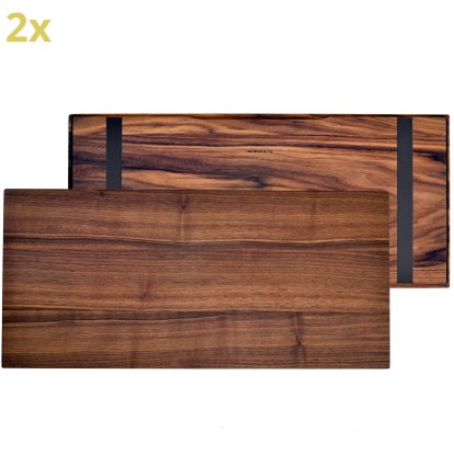 Holzauflage für USM Haller Regale, Größe L, 75 cm x 35 cm, Amerikanischer Nussbaum