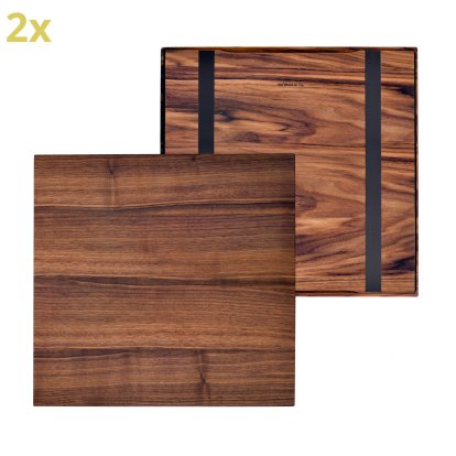 Holzauflage für USM Haller Regale, Größe L, 50 cm x 50 cm, Amerikanischer Nussbaum