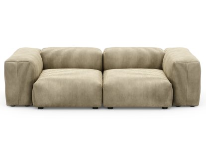 Two Seat Sofa S, Cord velours - Khaki