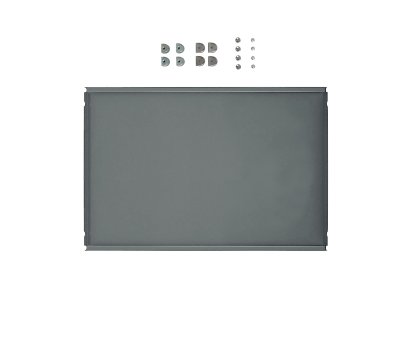 USM Haller Metall-Zwischentablar für USM Haller Regale, Mittelgrau RAL 7005, 50 cm x 35 cm