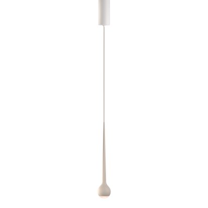 Falling Sun Pendelleuchte, Sand white, 1 Schirm
