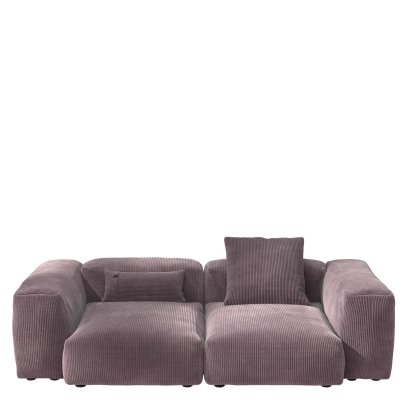 Vetsak Sofa Set 2, M, Cord velours - Blossom, Mit Kissen