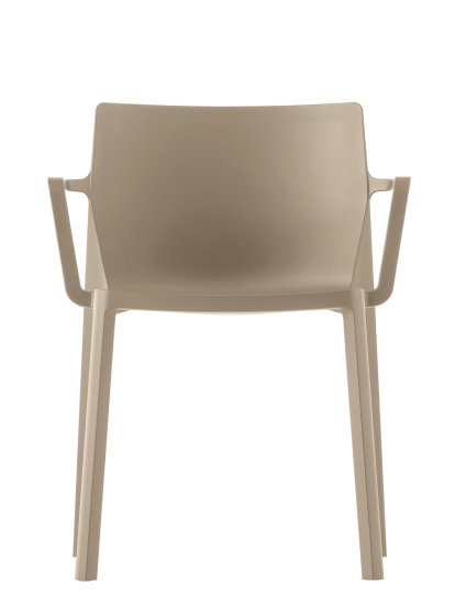 LP Stuhl, beige, Mit Armlehnen