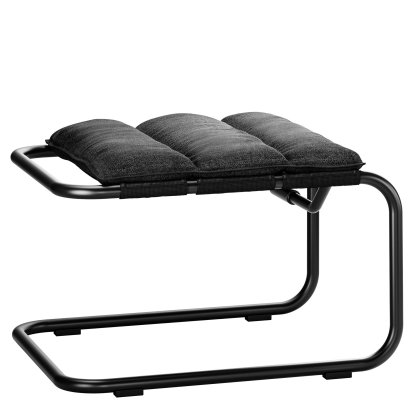 S 35 NH All Seasons Fußhocker , Schwarz, Schwarz, Mit Kissen Anthrazit