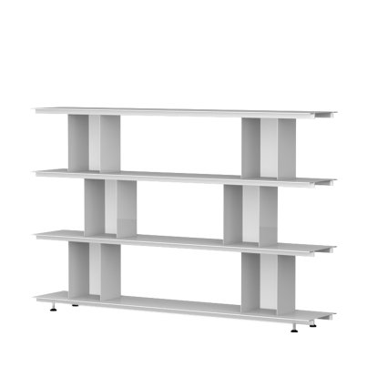 Zoll D Regal, Lichtgrau, 180 cm, H 33 cm / H 33 cm / H 33 cm