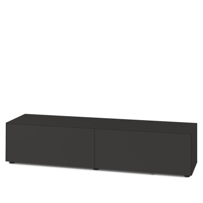 Nex Pur Box 2.0 mit Medienklappe, 48 cm, H 37,5 cm x 180 cm (zwei Klappen), Graphit