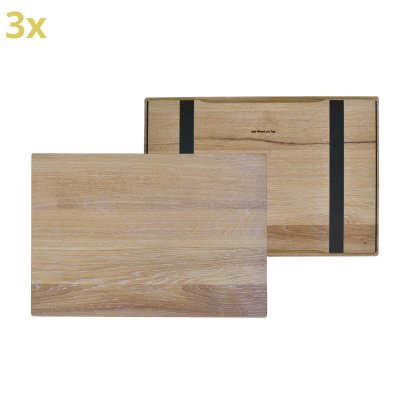 Holzauflage für USM Haller Regale, Größe XL, 50 cm x 35 cm, Eiche, weißgeölt