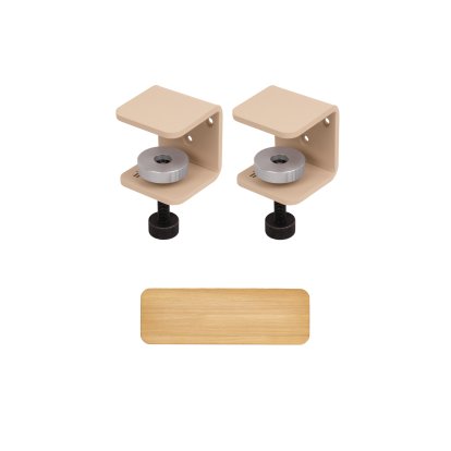 Tiptoe Wandregal Eiche massiv, Wandregal 60 cm, TipToe x HEJU - Fichtenbeige