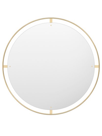 Nimbus Mirror Round, Ø 110 cm, Poliertes Messing