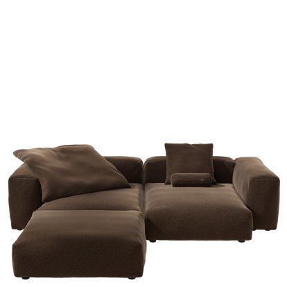 Vetsak Sofa Set 3, Pebble - Umber, Mit Kissen