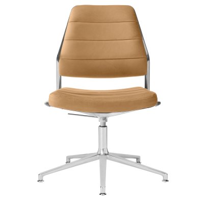 Swivel 454+ Drehstuhl, Standfuß, Leder camel