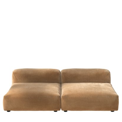 Vetsak Sofa Set 1, L, Cord velours - Camel, Ohne Kissen