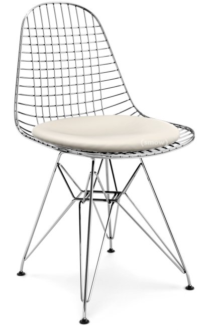 Kissen für Wire Chair (DKR/DKW/DKX/LKR), Sitzkissen, Leder (Standard), Snow