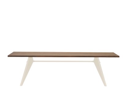 EM Table, 260 x 90 cm, Amerikanischer Nussbaum massiv, geölt, Ecru
