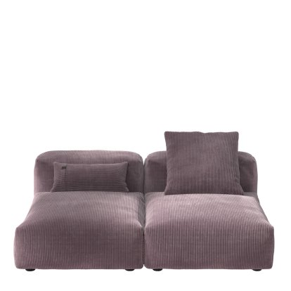 Vetsak Sofa Set 1, M, Cord velours - Blossom, Mit Kissen