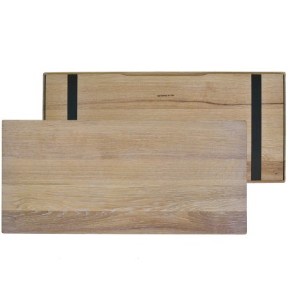 Holzauflage für USM Haller Regale, Größe M, 75 cm x 35 cm, Eiche, weißgeölt