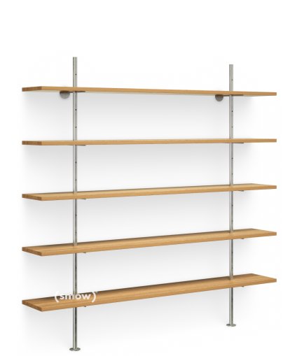 Regal Eiermann, Eiche massiv, 200 cm, 200 cm