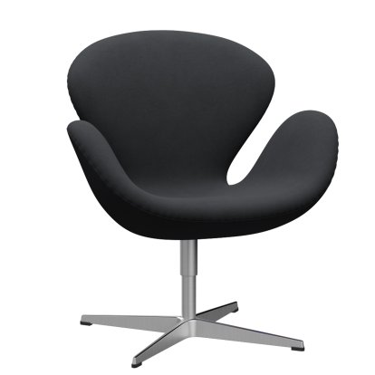 Swan Chair, Sonderhöhe 48 cm, Christianshavn, Christianshavn 1174 - Dark Grey