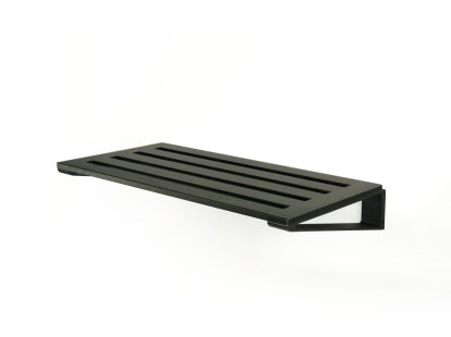 Knax Schuhablage, Ablage 6 (60 cm), Eiche schwarz gebeizt, Schwarz