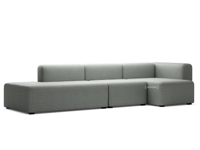 Mags Sofa mit Récamière, Armlehne rechts, Steelcut Trio - hellgrau