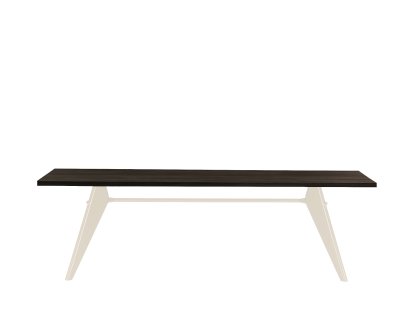 EM Table, 240 x 90 cm, Eichenfurnier dunkel, Naturholz Schutzlack, Ecru