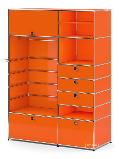 USM Haller Garderobenschrank Typ II, Reinorange RAL 2004