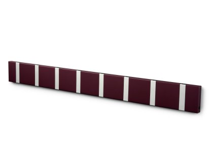 Details LoCa Knax Knax, 8 Haken, Aluminium, MDF violett lackiert