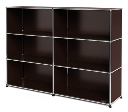 USM Haller Highboard L offen, USM braun