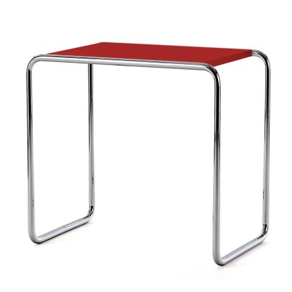 Satztisch B 9, B 9c (H 55 x B 59 cm), Decklackiert, Tomatenrot (RAL 3013)